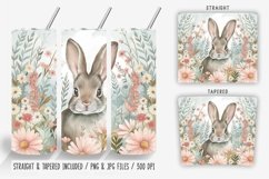 Spring Rabbit Sublimation Tumbler Wrap