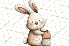 Spring Bunny Clipart, Whimsical Bunny Illustrations Png Product Image 2