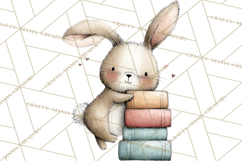 Spring Bunny Clipart, Whimsical Bunny Illustrations Png Product Image 3