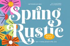 Spring Rustic - New Alternate Serif Font Product Image 1