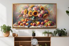 Flowers fruit Still life Frame TV art, Impressionist art Product Image 4