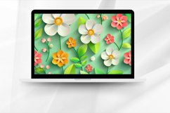 Spring seamless Digital Paper Bundle Product Image 4