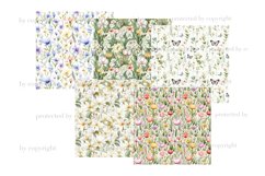 Spring Seamless Pattern Set, Spring Digital Paper JPEG, GlamArtZhanna, Cottagecore Pattern, Wild Flowers Pattern Set, Flowers Background Paper Set, Cottagecore Paper Bundle, Spring Background Paper, Floral Background JPEG, Floral Pattern Bundle