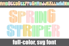Spring Striper Color Font Product Image 1