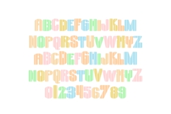 Spring Striper Color Font Product Image 3