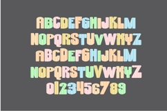 Spring Striper Color Font Product Image 4