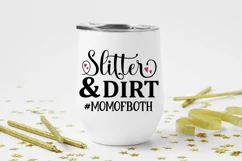 Slitter & dirt momofboth SVG, Mom Hustle SVG Design Product Image 2