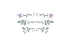 Spring Swashes SVG Cut File Product Image 1