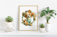 Spring Teddy Bear Clipart Product Image 2