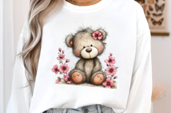 Spring Teddy Bear Clipart Product Image 3