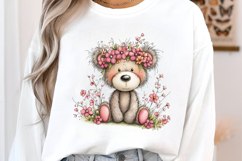 Spring Teddy Bear Clipart Product Image 3