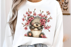 Spring Teddy Bear Clipart Product Image 3