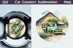 Spring Truck Car Coaster | Spring Farm Coaster | Car Coaster Product Image 1