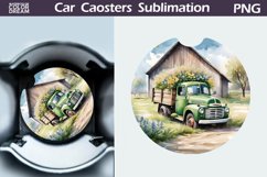Spring Truck Car Coaster | Spring Farm Coaster | Car Coaster Product Image 1
