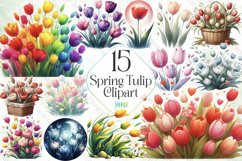 Spring Tulip Sublimation Bundle Product Image 1