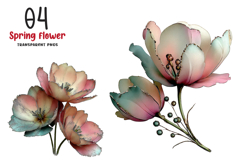 Spring Tulip Flower Clipart Product Image 1