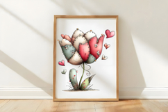 Whimsical Spring Tulip Flower Clipart Product Image 2