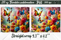 Tumbler wrap | Spring sublimation Product Image 1