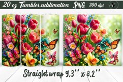 Tumbler wrap | Spring sublimation Product Image 1
