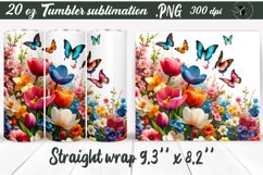 Tumbler wrap | Spring sublimation Product Image 1