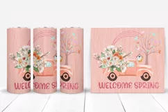 SPRING TUMBLER SUBLIMATION DESIGN