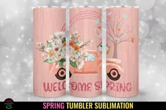 SPRING TUMBLER SUBLIMATION DESIGN
