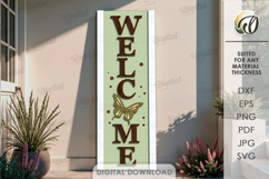 Spring Vertical Door Signs Bundle Laser Cut. Door Sign SVG Product Image 5