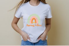 spring vibes rainbow png svg vectors with transparent background high resolution for cricut silhouette and sublimation machine