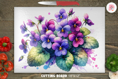 Spring Violets tumbler wrap png, mug design, printable design for mugs, DIY gift idea