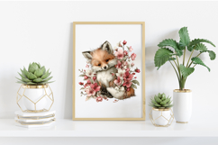 Spring Watercolor Animals Clipart Product Image 2