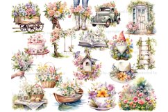 Spring Watercolor Clipart Bundle, Farm PNG Set, GlamArtZhanna, Farmhouse Spring Clipart, Spring Garden Clipart, Farm PNG Collection, Spring Illustrations Bundle, Hello Spring Watercolor Clipart, Spring House Clipart, Farmhouse Spring PNG