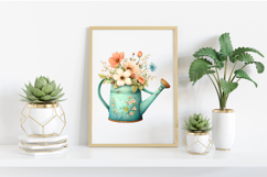 Spring Watering Clipart PNG Product Image 2