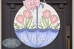 Spring SVG - Welcome Sign SVG, Umbrella SVG, Laser Cut Files, Upside Down Umbrella SVG, Glowforge Files