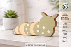 3D Spring Animals Decors Bundle Laser Cut. Stand Decor SVG Product Image 13