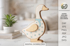 3D Spring Animals Decors Bundle Laser Cut. Stand Decor SVG Product Image 7