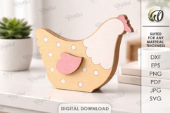 3D Spring Animals Decors Bundle Laser Cut. Stand Decor SVG Product Image 10