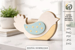 3D Spring Animals Decors Bundle Laser Cut. Stand Decor SVG Product Image 11