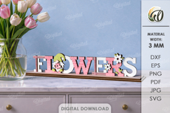 Spring Word Stands Bundle Laser Cut. Stand Decor SVG Product Image 6