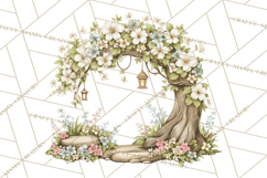 Woodland Spring Creatures PNG, Cute Forest Animals Waking Up Product Image 2