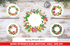 Wind Spinner Spring Wreath Product Image 1