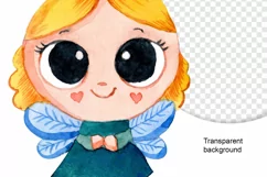 Cute angel png cute commercial illustration watercolor angel Product Image 4