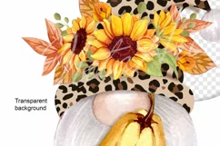 Family of autumn leopard gnomes png Product Image 5