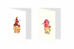 Gnomes. Hand drawn gnomes. Gnomes PNG clipart. Summer gnome Product Image 2