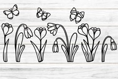 Spring Flowers Cutting file SVG DXF FCM Product Image 1