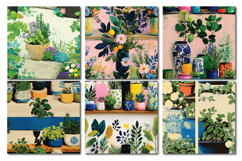 Spring Herbs Vol.1 Seamless Digital Paper, 36 PNG Product Image 6