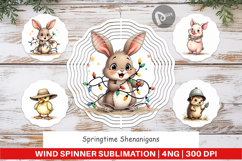 Springtime Shenanigans Wind Spinner Product Image 1