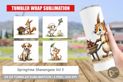 Springtime Shenanigans Tumbler Product Image 1