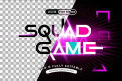 Squad Game Text Effect Product Image 3