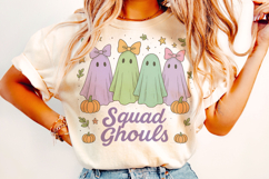 Squad Ghouls PNG, Halloween Coquette PNG, Funny Halloween Product Image 2