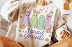Squad Ghouls PNG, Halloween Coquette PNG, Funny Halloween Product Image 3